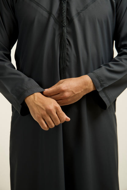 Obsidian Emerald - Royal Zibda Emirati Thobe