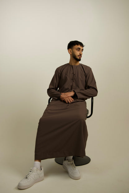 Pure Mocha - Royal Zibda Emirati Thobe
