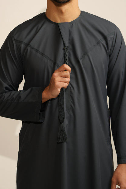 Obsidian Emerald - Royal Zibda Emirati Thobe