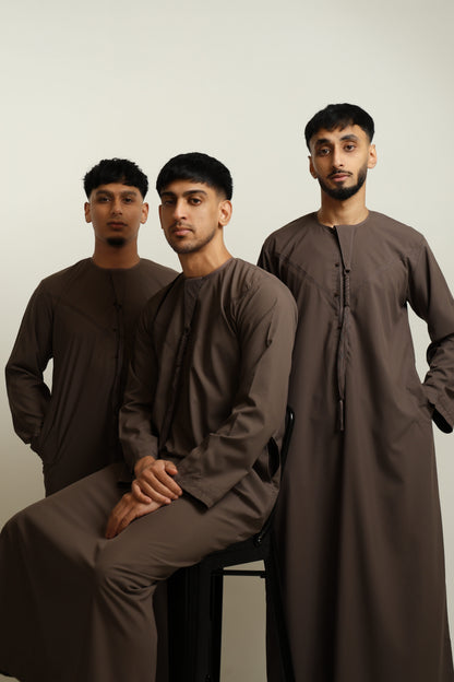 Pure Mocha - Royal Zibda Emirati Thobe