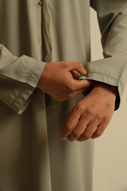 Muted Sage - Royal Zibda Emirati Thobe