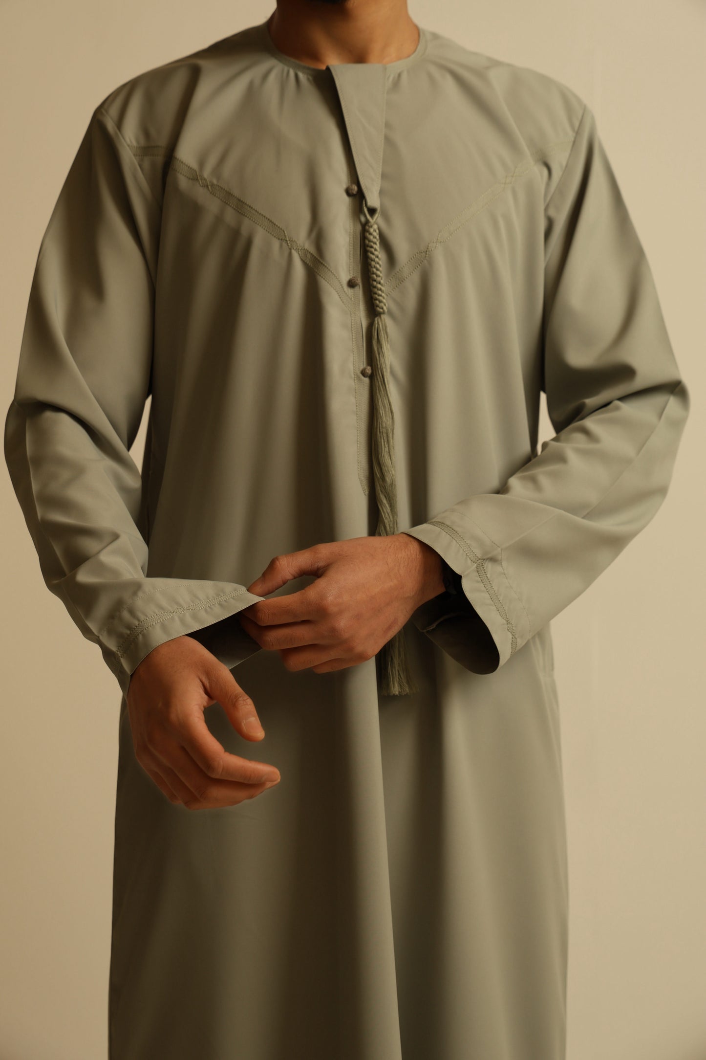 Muted Sage - Royal Zibda Emirati Thobe