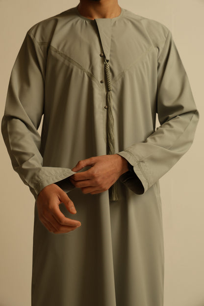 Muted Sage - Royal Zibda Emirati Thobe