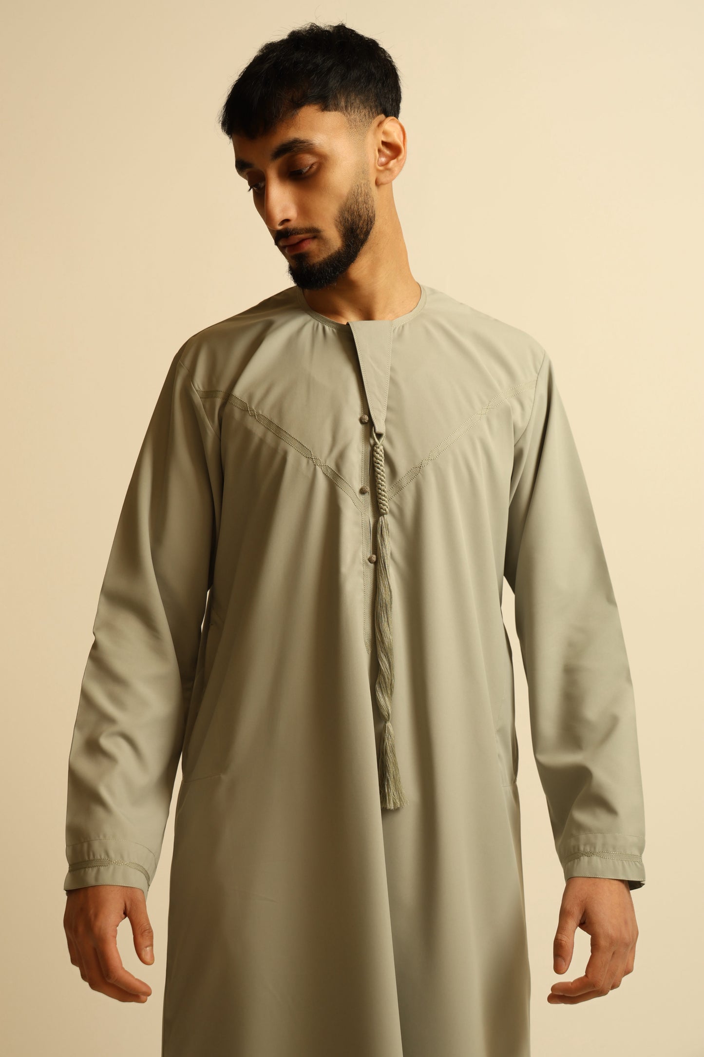 Muted Sage - Royal Zibda Emirati Thobe