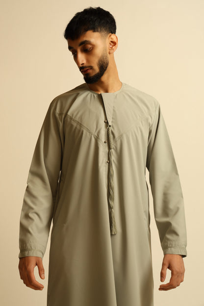 Muted Sage - Royal Zibda Emirati Thobe