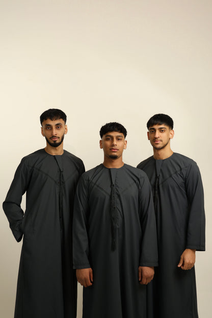 Obsidian Emerald - Royal Zibda Emirati Thobe