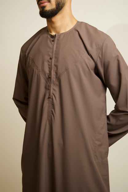 Pure Mocha - Royal Zibda Emirati Thobe