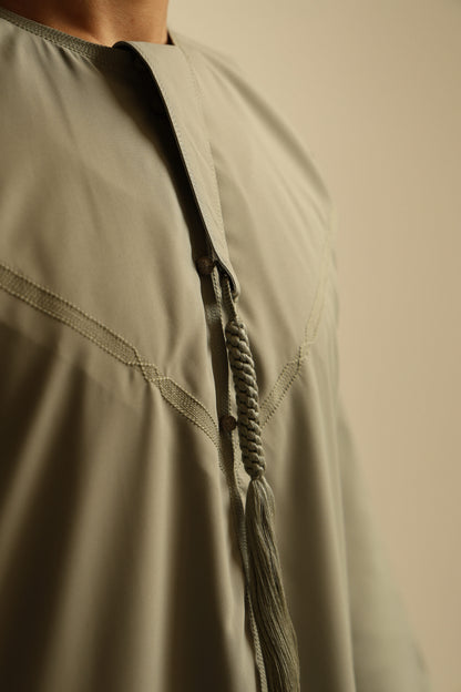 Muted Sage - Royal Zibda Emirati Thobe