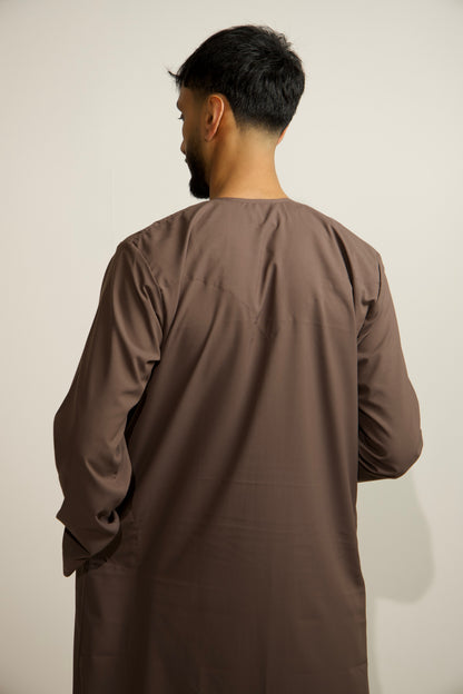 Pure Mocha - Royal Zibda Emirati Thobe