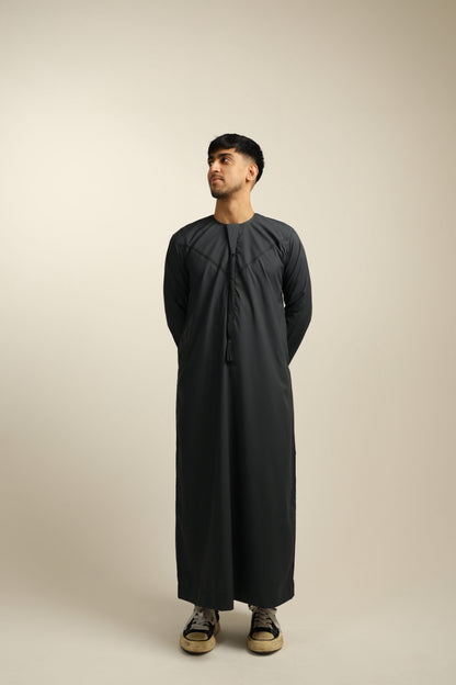 Obsidian Emerald - Royal Zibda Emirati Thobe
